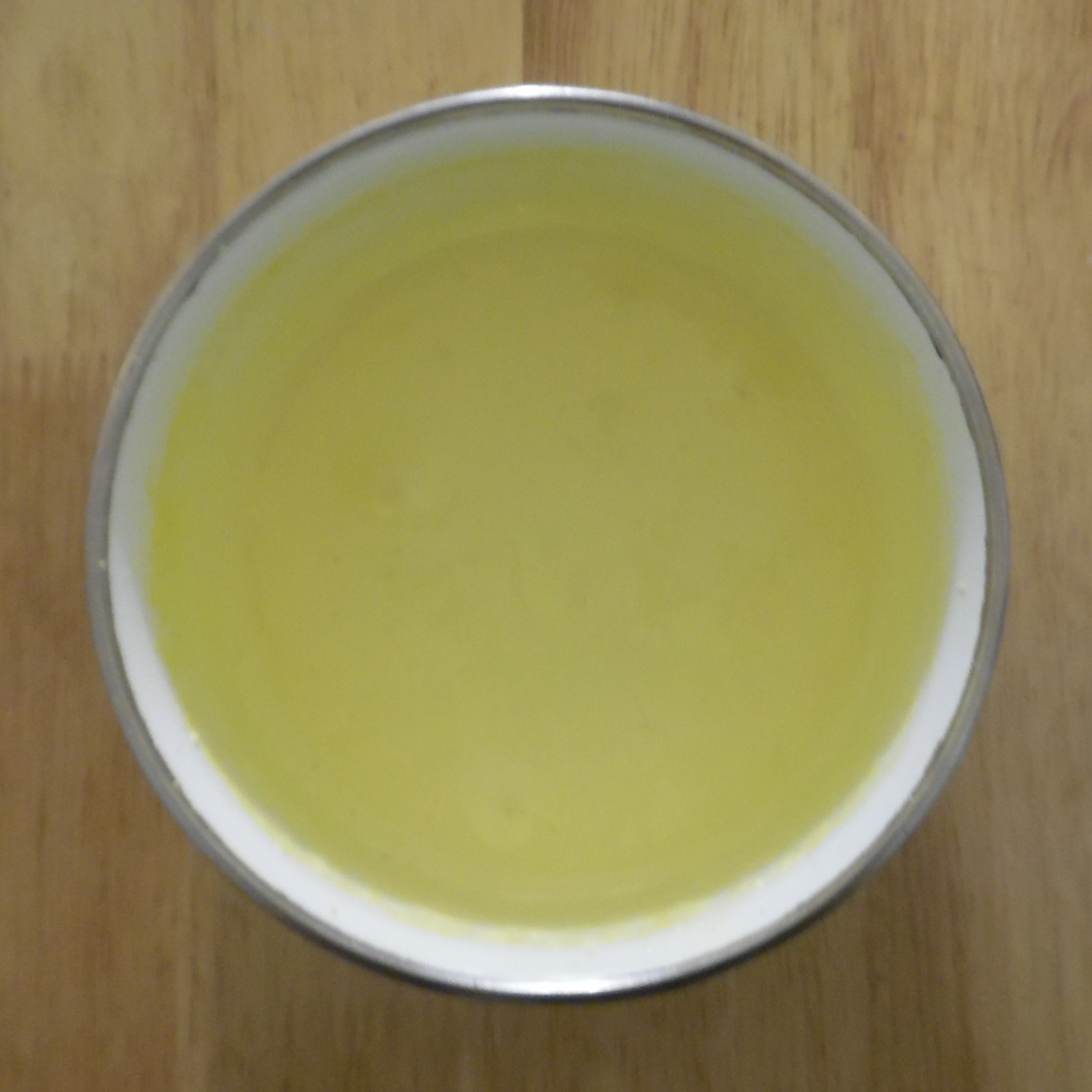 Beaten egg yolks. Beaten egg yolks.